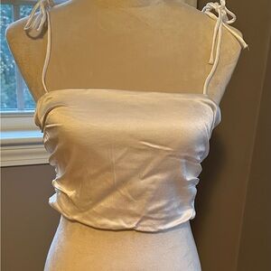 Zara satiny camisole, Ivory color, size medium